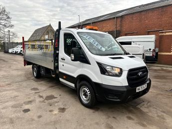  350 LEADER C/C ECOBLUE Flat Bed Pick up with Tail Lift