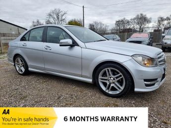 Mercedes C Class 2.1 C220 CDI AMG Sport Saloon 4dr Diesel G-Tronic+ Euro 5 (s/s) 