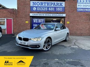 BMW 320 320d XDRIVE SPORT BUY ZERO DEPOSIT FROM £48 A WEEK T&C APPLY