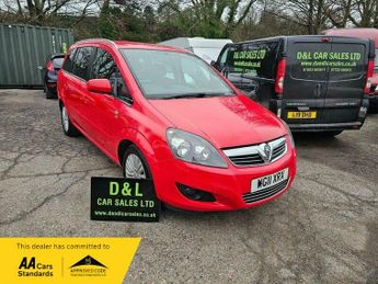 Vauxhall Zafira 1.6 16V Excite Euro 5 5dr