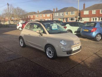 Fiat 500 1.2 Lounge Convertible 2dr Petrol Manual Euro 6 (s/s) (69 bhp)