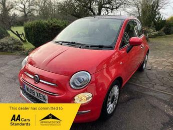 Fiat 500 1.2 Lounge Hatchback 3dr Petrol Manual Euro 6 (s/s) (69 bhp)