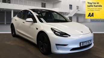 Tesla Model 3 Electric 57.5 kWh (Dual Motor) Long Range 4dr 4WDE 0 Road Tax PC