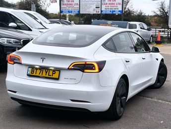 Tesla Model 3 Electric 57.5 kWh (Dual Motor) Long Range 4dr 4WDE 0 Road Tax PC
