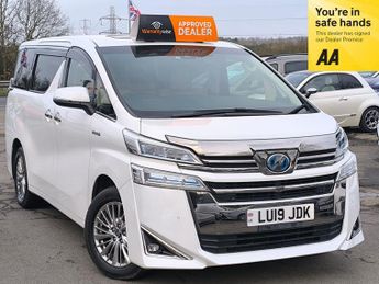 Toyota Vellfire 2.5 Hybrid Automatic 5dr 7 Seats Double Sunroof Euro 6 ULEZ Free