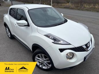 Nissan Juke 1.2 DIG-T PREMIUM ACENTA PETROL MPV WHITE FSH SAT NAV BLUETOOTH 