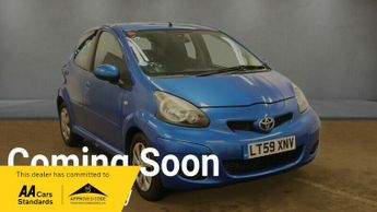 Toyota AYGO 1.0 VVT-i Blue Hatchback 5dr Petrol Manual Euro 4 (67 bhp)