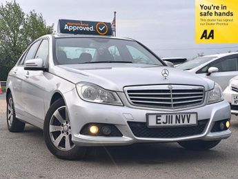 Mercedes C Class 1.8 Petrol Automatic C180 BlueEfficiency SE Saloon 4dr G-Tronic+
