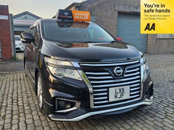 Nissan Elgrand 2.5 Petrol Automatic 5dr 7 Seats Part Leather Double sunroof LED