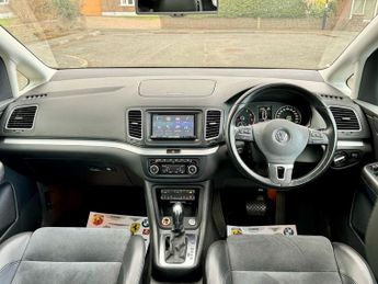 Volkswagen Sharan 1.4 TSI BLUEMOTION TECH SE AUTOMATIC 7 SEATER MPV HALF LEATHER