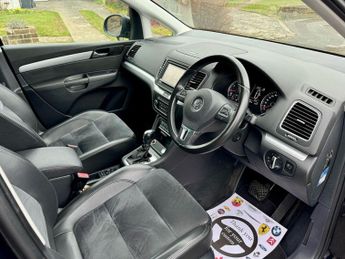 Volkswagen Sharan 1.4 TSI BLUEMOTION TECH SE AUTOMATIC 7 SEATER MPV HALF LEATHER
