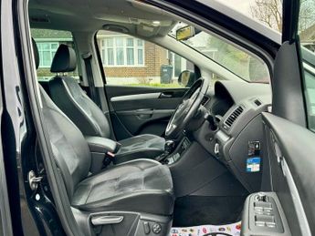 Volkswagen Sharan 1.4 TSI BLUEMOTION TECH SE AUTOMATIC 7 SEATER MPV HALF LEATHER