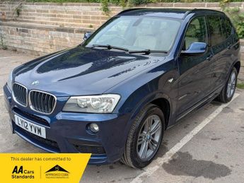 BMW X3 Apr 2012 BMW X3 2.0 XDRIVE 20D M-SPORT AUTO 4X4 * NAV * HTD.LEAT