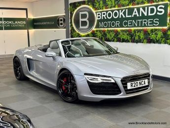 Audi R8 5.2 SPYDER V10 QUATTRO [5X AUDI SERVICES, SAT NAV, LEATHER, HEAT