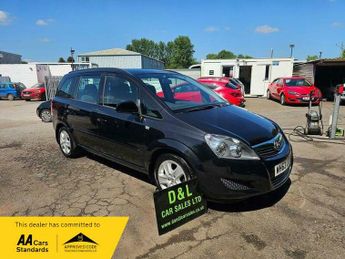 Vauxhall Zafira 1.8 16V Exclusiv Euro 5 5dr