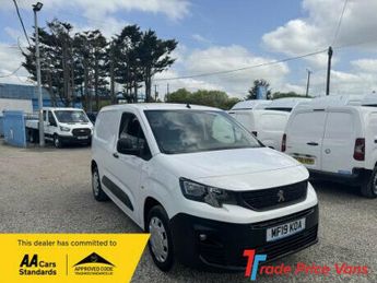 Peugeot Partner BLUEHDI PROFESSIONAL L1 PANEL VAN AIR CON SAT NAV EURO 6 ULEZ CO