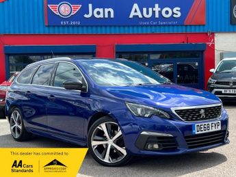 Peugeot 308 1.5 BlueHDi GT Line EAT Euro 6 (s/s) 5dr PanRoof+CarPlay+Camera+