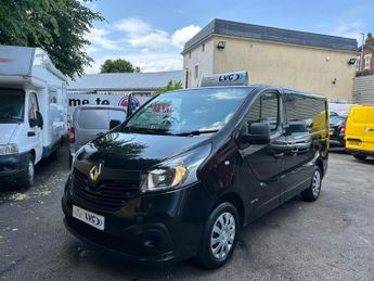 Renault Trafic SL27 BUSINESS PLUS DCI S/R P/V NO VAT RARE BLCK FSH WARRANTY