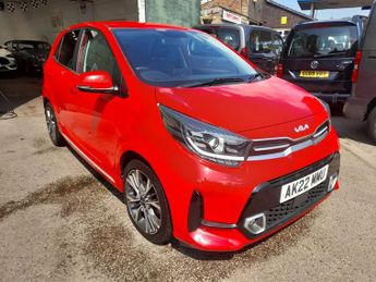 Kia Picanto 1.0 DPi GT-Line AMT Euro 6 (s/s) 5dr, AUTO, 1 OWNER, RED, FULL H