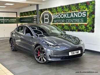 Tesla Model 3 PERFORMANCE AWD [SAT NAV, LEATHER, HEATED SEATS, PANORAMIC ROOF 