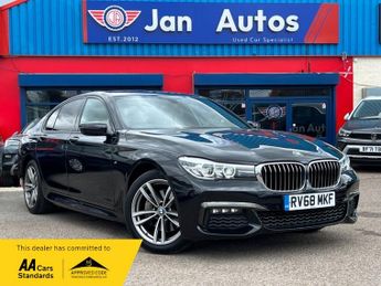 BMW 730 3.0 730d M Sport Auto Euro 6 (s/s) 4dr Camel Interior+Nav+Camera