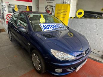 Peugeot 206 AUTO LOOK 1.6 PETROL 5 DOOR HATCHBACK 107 BHP AUTOMATIC