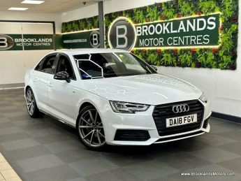 Audi A4 2.0 TDI QUATTRO S LINE BLACK EDITION [6X SERVICES, SAT NAV, LEAT