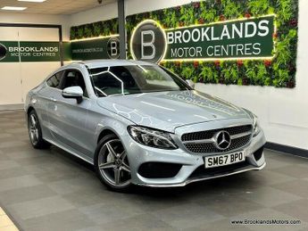 Mercedes C Class C 220 D AMG LINE [8X SERVICES, SAT NAV, LEATHER, HEATED SEATS & 