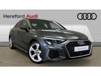 Audi A3 35 TFSI S Line 4dr S Tronic Petrol Saloon