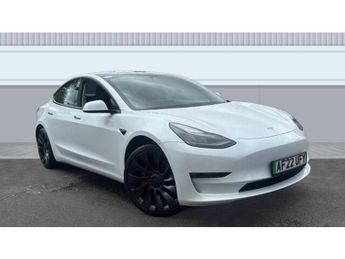 Tesla Model 3 Performance AWD 4dr [Performance Upgrade] Auto Electric Saloon