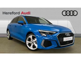 Audi A3 35 TFSI S Line 5dr S Tronic [Comfort+Sound] Petrol Hatchback
