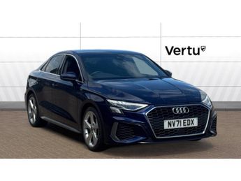 Audi A3 35 TFSI S Line 4dr S Tronic Petrol Saloon