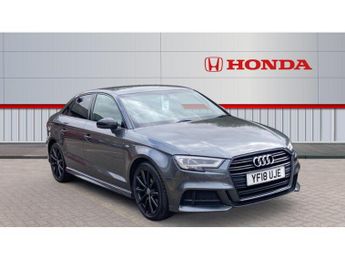 Audi A3 1.5 TFSI Black Edition 4dr S Tronic Petrol Saloon