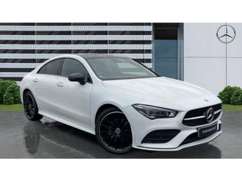 Mercedes CLA 200 AMG Line Premium + Night Ed 4dr Tip Auto Petrol Saloon