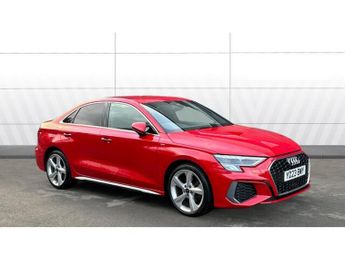 Audi A3 30 TFSI S Line 4dr Petrol Saloon