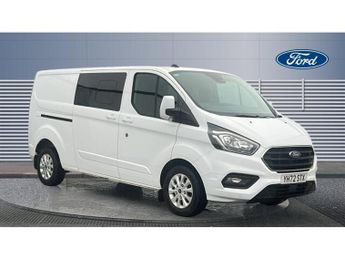 Ford Transit Custom 300 L2 Diesel Fwd 2.0 EcoBlue 170ps Low Roof D/Cab Limited Van A