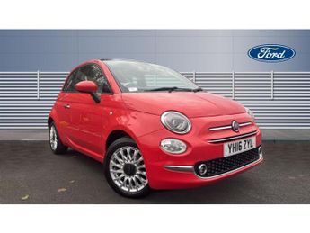 Fiat 500 1.2 Lounge 3dr Petrol Hatchback