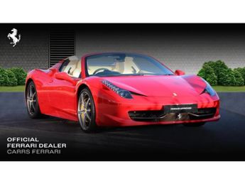 Ferrari 458 Spider 2dr Auto Petrol Convertible