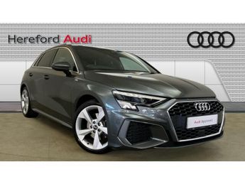 Audi A3 30 TFSI S Line 5dr S Tronic [Comfort+Sound] Petrol Hatchback