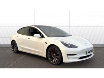 Tesla Model 3 Performance AWD 4dr [Performance Upgrade] Auto Electric Saloon