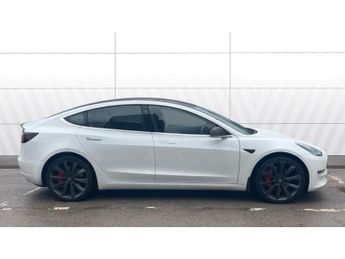 Tesla Model 3 Performance AWD 4dr [Performance Upgrade] Auto Electric Saloon