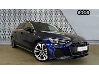 Audi A3 35 TFSI S Line 4dr S Tronic Petrol Saloon
