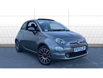 Fiat 500 1.0 Mild Hybrid Red 2dr Petrol Convertible