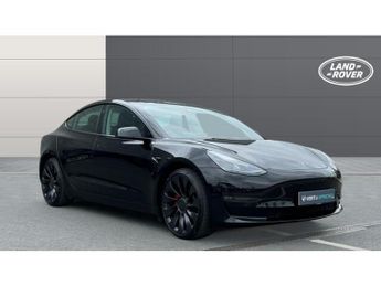 Tesla Model 3 Performance AWD 4dr [Performance Upgrade] Auto Electric Saloon