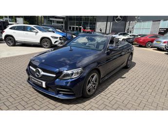 Mercedes-Benz C-Class C300d AMG Line Edition Premium 2dr 9G-Tronic Diesel Cabriolet
