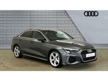 Audi A3 35 TFSI S Line 4dr S Tronic Petrol Saloon