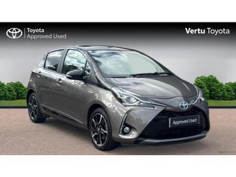 Toyota Yaris 1.5 Hybrid Red Bi-tone 5dr CVT Hybrid Hatchback