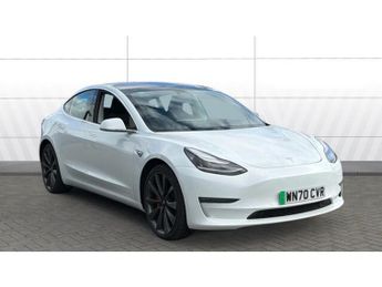 Tesla Model 3 Performance AWD 4dr [Performance Upgrade] Auto Electric Saloon