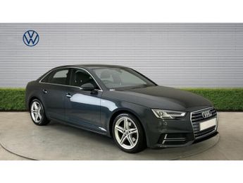 Audi A4 2.0T FSI S Line 4dr S Tronic [Leather/Alc] Petrol Saloon