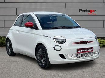 Fiat 500 24kwh Red Hatchback 3dr Electric Auto (95 Ps)